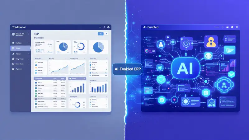 What Makes AI-Enabled ERP Different from Traditional ERP