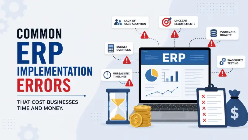 Common ERP Implementation Errors That Cost Businesses Time and Money