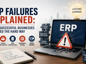 ERP Failures Explained: What Successful Businesses Learned the Hard Way ERP Failures Explained: What Successful Businesses Learned the Hard Way
