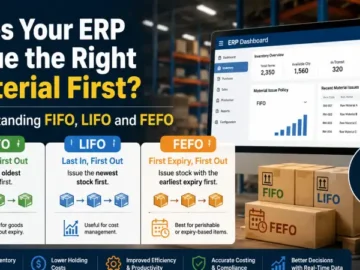 Does Your ERP Issue the Right Material First? Understanding FIFO, LIFO and FEFO